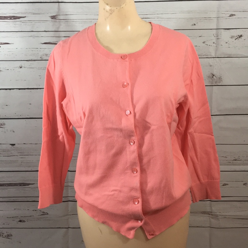 💕Talbots Pima Cotton Cardi